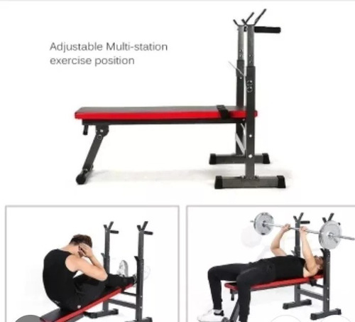 Imagen 4 de 9 de Banco Abdominales, Pesas, Gimnasio Ejercicios Múltiples Gym