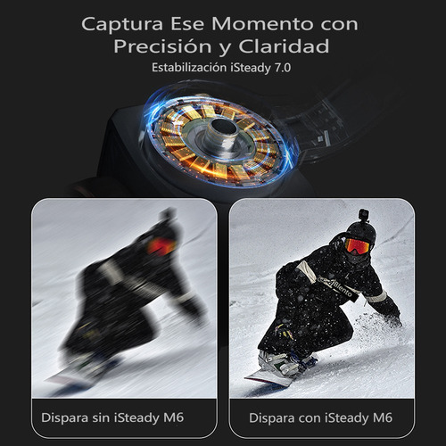 Estabilizador M6 Hohem Isteady Y Sensor De Cardán Giratorio Color Fix