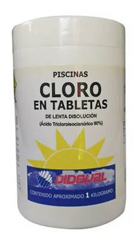 Cloro Tabletas Para Piscinas 1 Kg Lenta Disolucion