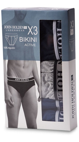 Bikini Tripack Surtido Azul John Holden