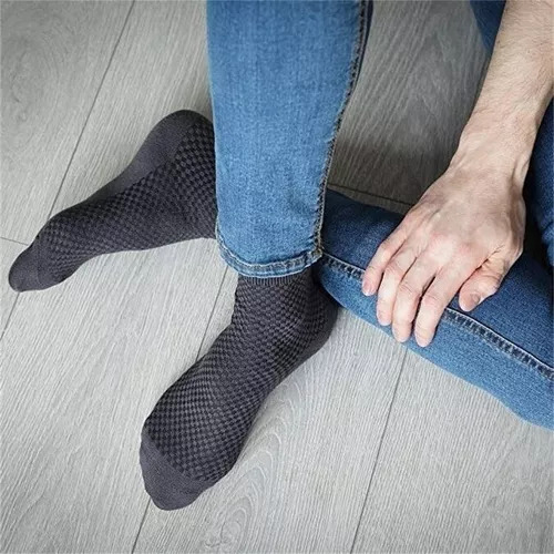 Set De 5 Pares De Calcetines Transpirables Para Hombre