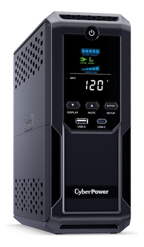 Cyberpower Cp1500avrlcd3 Ups 1500va900w 12 Outlets 2 Usb Avr