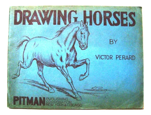 comprar Dibujo Arte Caballos Drawing Horses Tinta Lapiz 1946 Pitman
