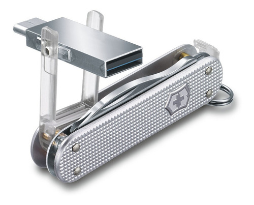 Imagen 2 de 3 de Navaja Jetsetter Work Alox Usb 32gb Victorinox
