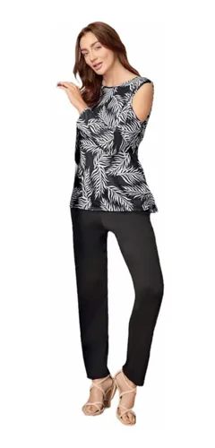 Blusa con pantalon de vestir hot sale