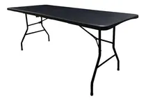 Comprar Mesa De Catering Negra Plegable 180 Cm