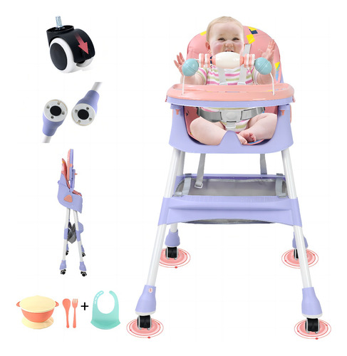 Silla Periquera Prinsel Con Mesa Actividades 2 En 1 P/bebés