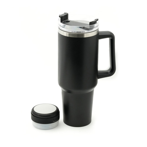 Termo 40oz Térmico C/ Bocina Acero Inoxidable 1200ml Moda Negro