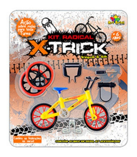 Kit Bicicleta De Dedo Com Acessórios De Montagem Trocas