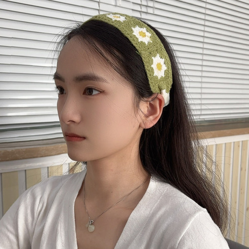 Diadema Tejida Con Velcro Para El Acabado Del Cabello, Diade