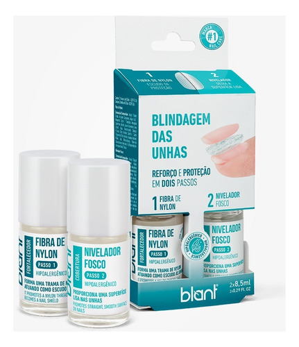 Kit Base P/ Unhas Blindagem+ Complexo 4x1+ Maximus Nail Blan