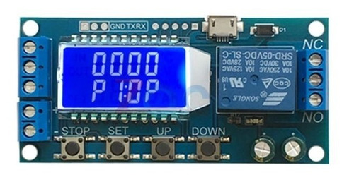 Timer 6-30v Lcd Azul Control Uart Arduino Raspberry