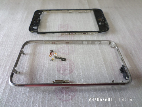 Peças De iPhone 3gs Aro De Metal E Carcaça