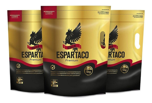 Alimento Gallo Espartaco Pack 15kg - Entrenamiento Y Combate