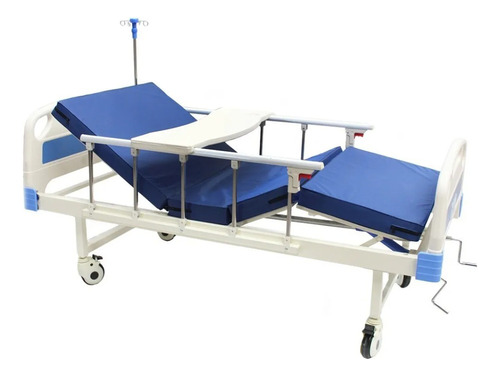 Cama Hospitalaria Manual Con Mesa De Alimentacion 