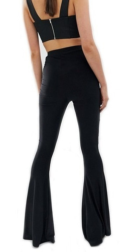 Calza Leggings Oxford Lycra Spandex Negro - No Transparenta 