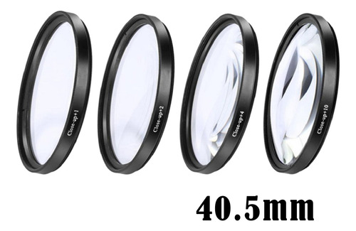 Kit De Filtros De +1 +2 +4 +10 Juego De Lentes Para 40,5 Mm