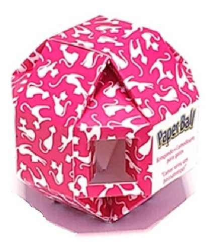 Imagem 3 de 6 de Brinquedo Comedouro Bolinha De Papel Para Gatos Paperballs