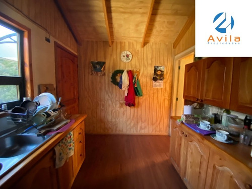 Pucón Terreno 553 M2 C/ Casa 88m2 Sector Quelhue Cod.vtin067