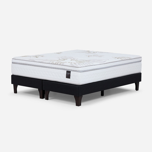 Rosen Cama Europea Art 4 De 2 Plazas Base Dividida Blanco