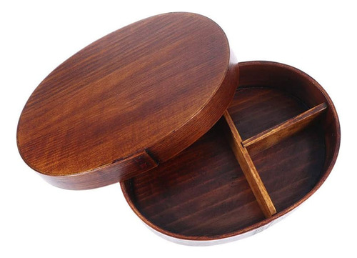 Lonchera Madera Para Niño Adulto Caja Bento Japonesa Picnic