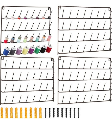 Haitarl Juego De 4 Organizadores De Hilo De Coser Estante De