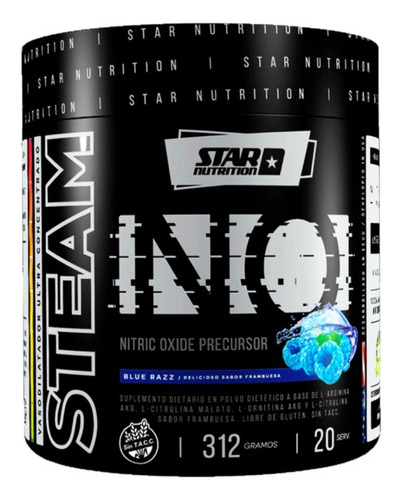 Steam N.o X 312gr (20 Serv) (oxido Nitrico) - Star Nutrition