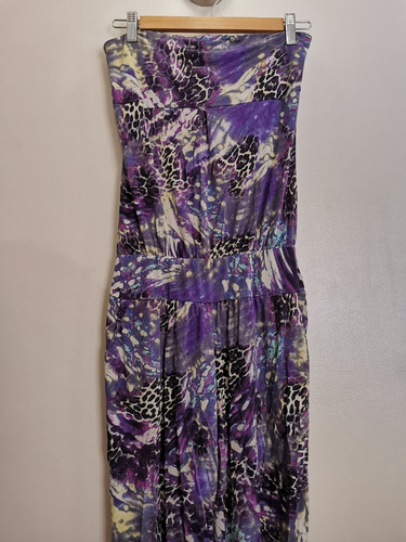 Jumpsuit Mono Enterito Animal Print Basement Strapless