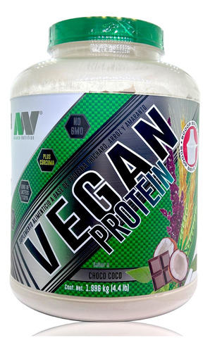 Hydrotein Vegan Choco Coco 1.996 Kg (4.4 Lb) Advance Nutriti
