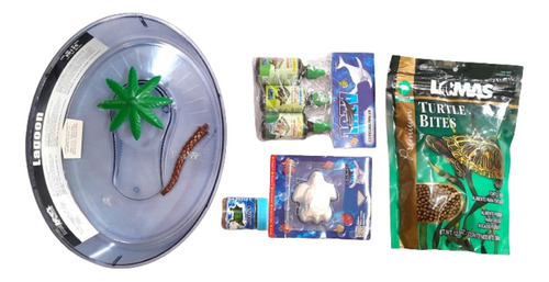 Kit Completo Para Tortuga Con Tortuguero Turtle Bites