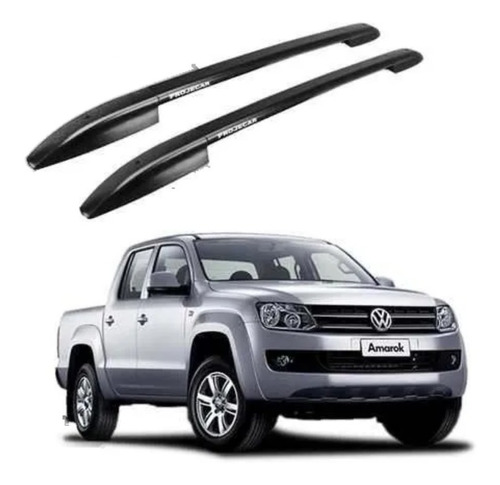 Rack Longarina Teto Vw Amarok 2013 2014 2015 Preta