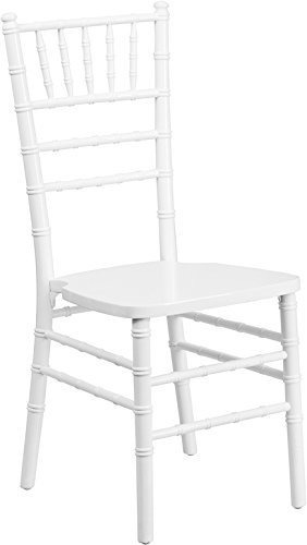 Silla Tifanny Flash Furniture Serie Hercules Madera Blanca