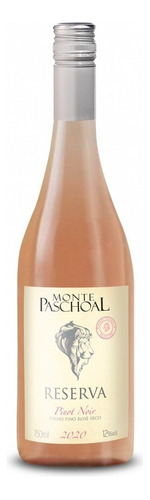 Vinho Fino Pinot Noir Rose Reserva Seco Monte Paschoal 750ml