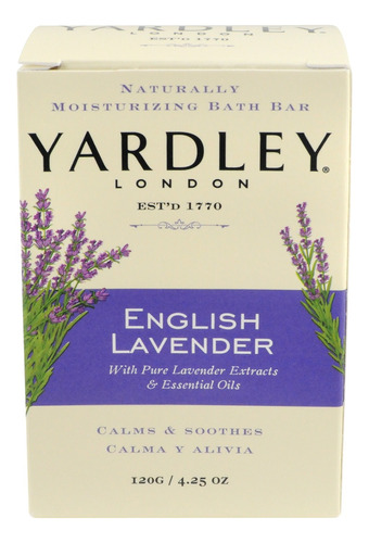 Yardley Londres Inglés Lavanda Naturalmente Baño