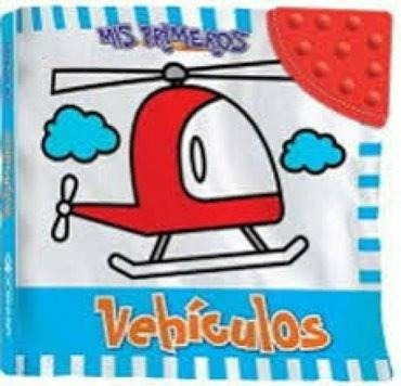 ** Libro Para Bebe De Tela ** Vehiculos Con Mordillo Chifle