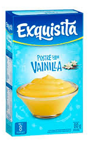 Postre  Vainilla 80 Gr Exquisita Postres