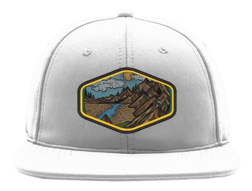 Snapback Rio Y Montañas Gorro Bordado