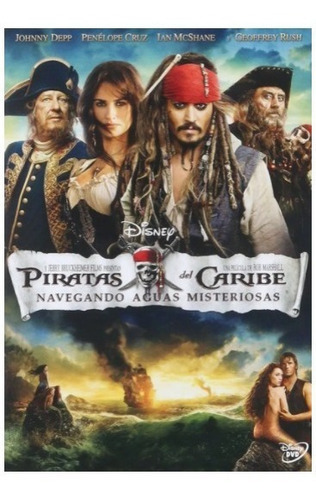 Piratas Del Caribe Navegando Aguas Misteriosas Dvd Película