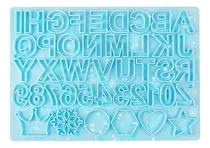 Comprar Molde De Silicona Para Resina, Abecedario Holográfico