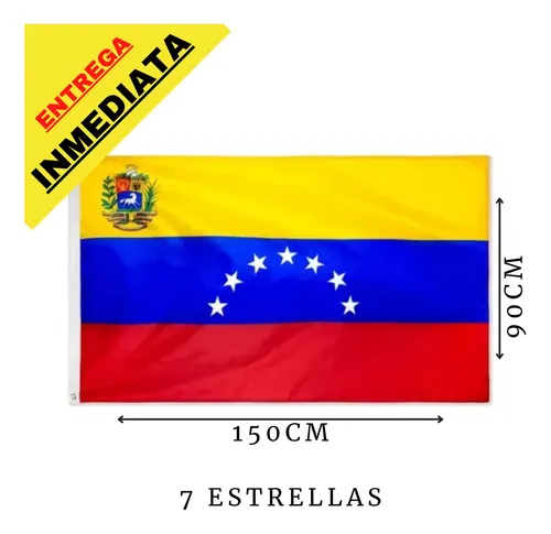 comprar Bandera De Venezuela Con Escudo 90 X 150 Toyota Cinaruco