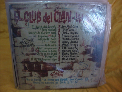 Vinilo El Club Del Clan Palito Ortega Chico Novarro Raul Cp1