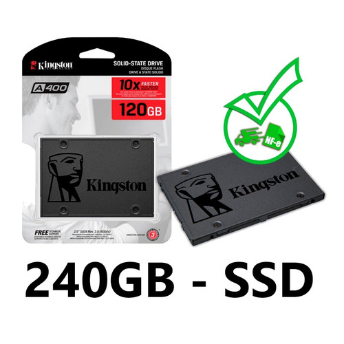 Ssd Kingston A400 240gb Pronta Entrega