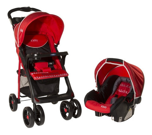 Coche Cuna De Paseo Kiddy Con Huevito C10 Ts Cf