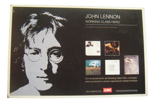 Postal John Lennon  Working Class Hero 