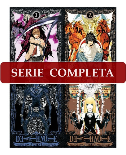 Manga Death Note - Serie Completa 12 Tomos - Ivrea Nuevos