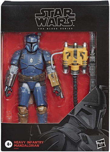 Star Wars The Black Series Heavy Infantry Mandalorian (Usado)