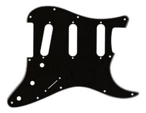 Fender Modern Pickguard, Stratocaster, 11-hole - Black