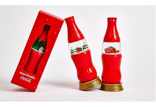 3 Snowbottle Botella De Nieve Coca Cola Navidad 2015 Oferta