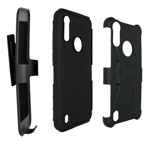Imagen 5 de 10 de Funda Uso Rudo 3 En 1 Motorola Moto E6s