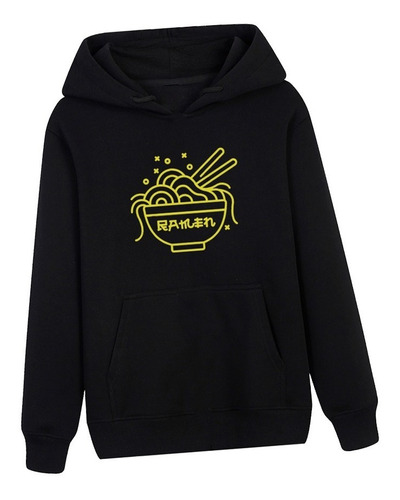 Sudadera Con Gorro Ramen Moda Japonesa Kawaii Anime Unisex